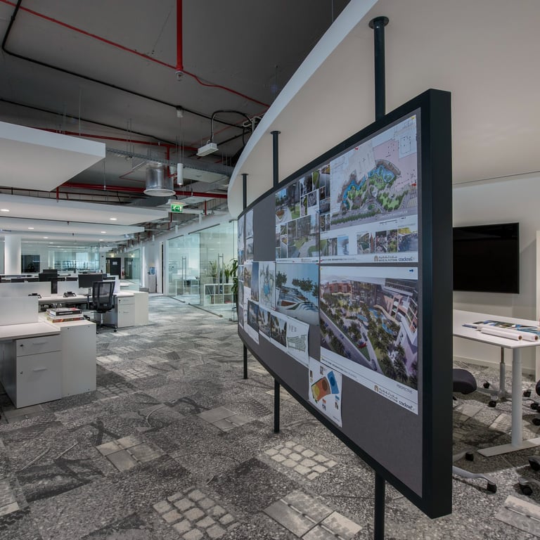 Gypsum ceiling contractor project, Dubai UAE