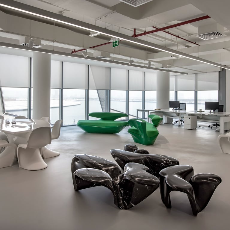 Suspended ceiling installation by Fovero UAE