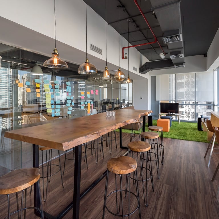 Gypsum partitioning Dubai — Fovero installation