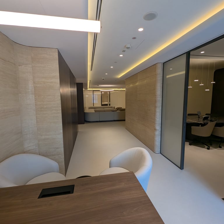 Suspended ceiling project by Fovero UAE