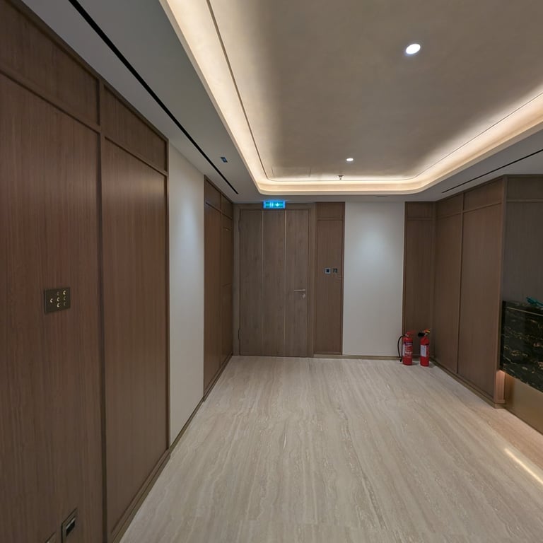 Interior fit-out project by Fovero Dubai