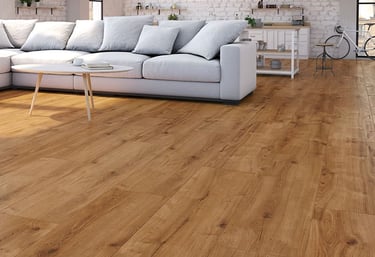 Wood flooring installation for commercial interior UAE